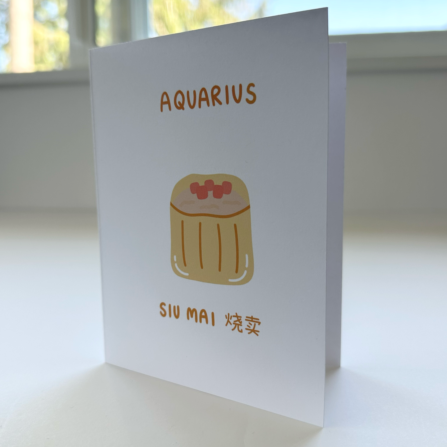 Aquarius Siu Mai Dim Sum Card