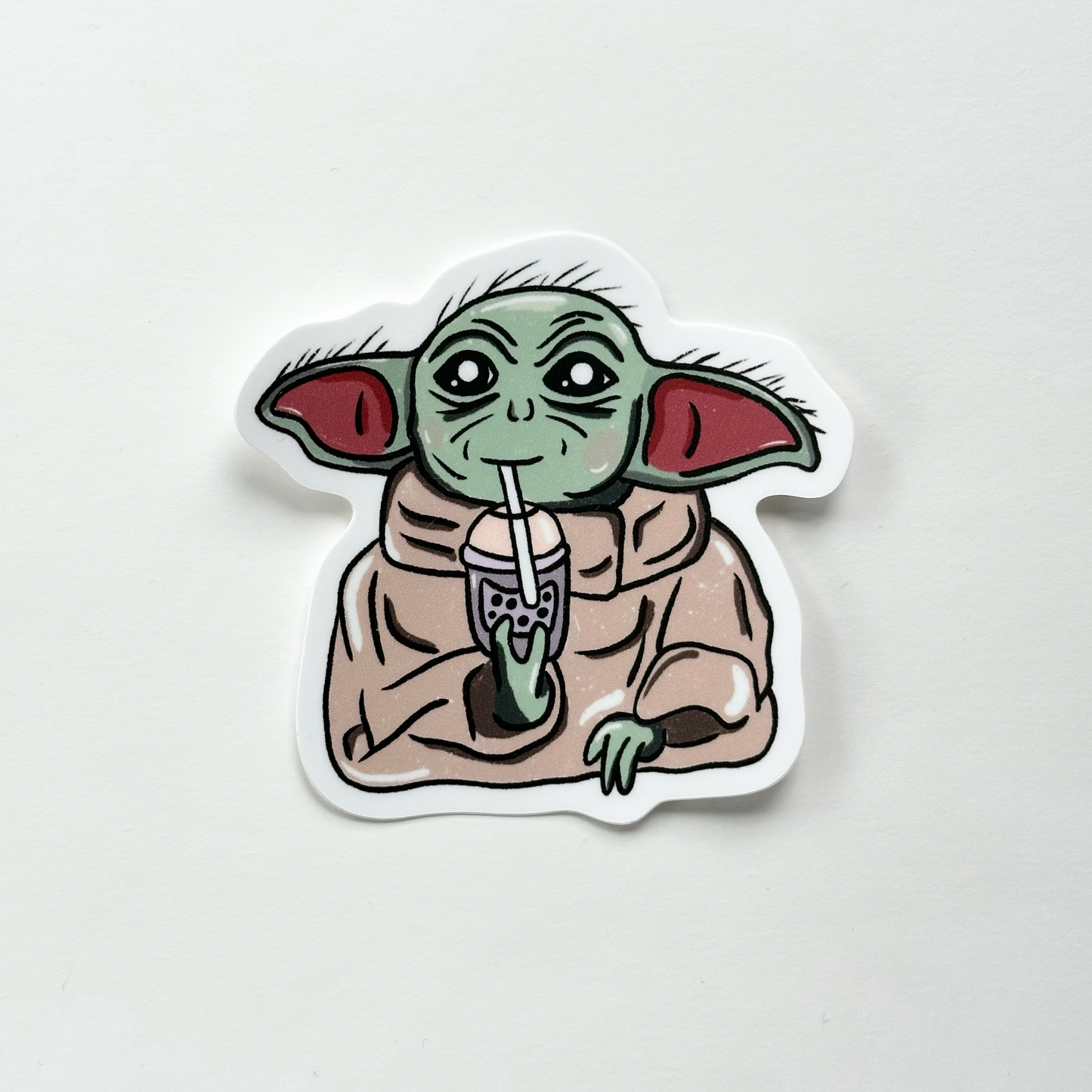 Friend Drinking Boba Sticker