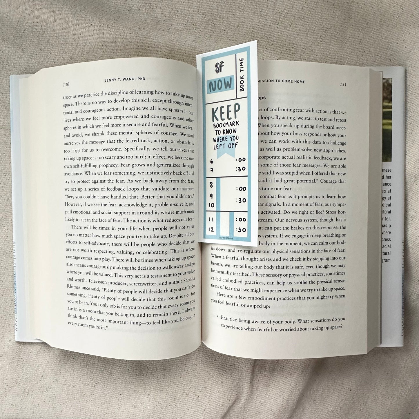 Blue San Francisco Public Transit Bookmark