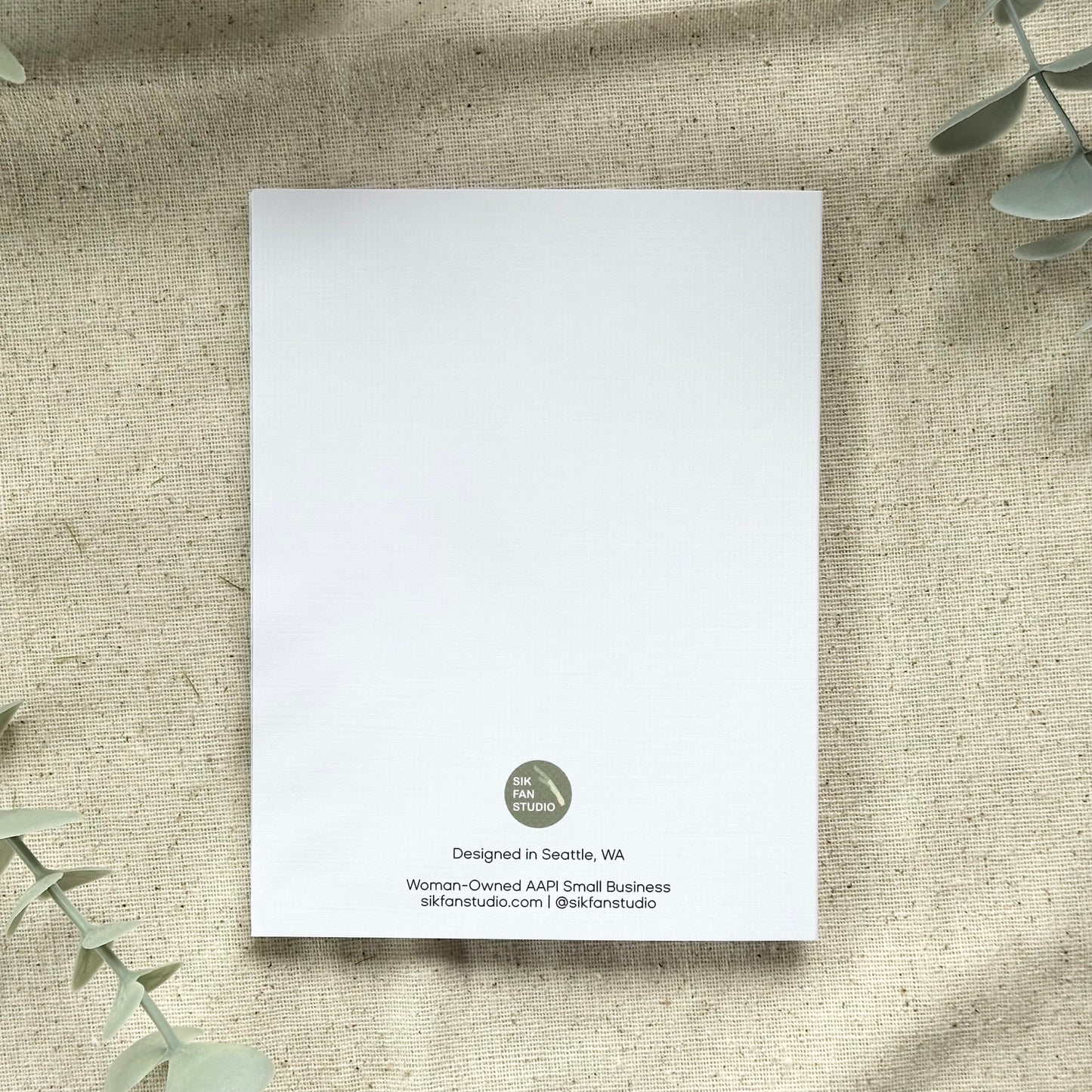 "Sending You a Bowl of Love" Card (White Background)