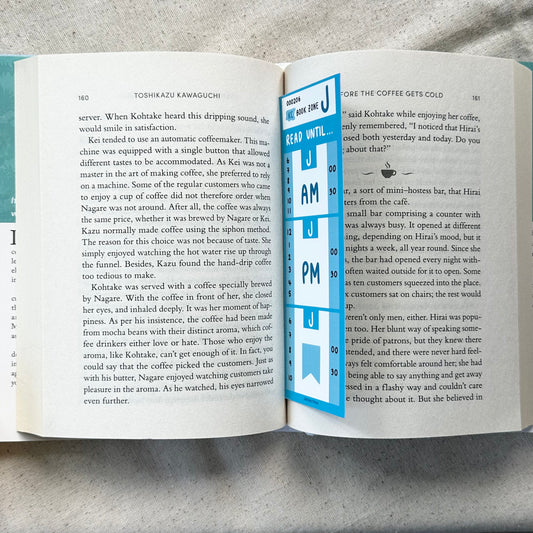 Blue King County Public Transit Bookmark