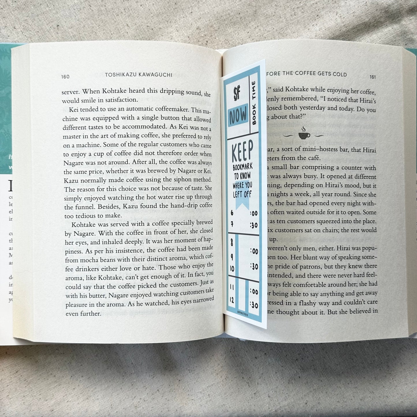 Blue San Francisco Public Transit Bookmark
