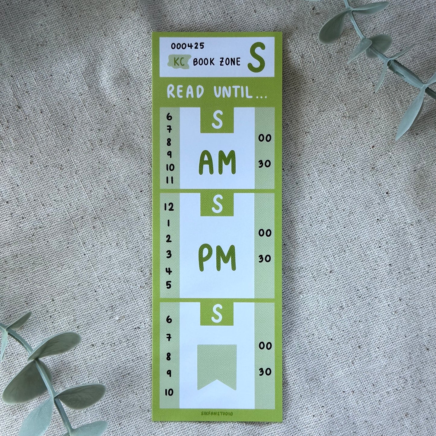 Green King County Public Transit Bookmark