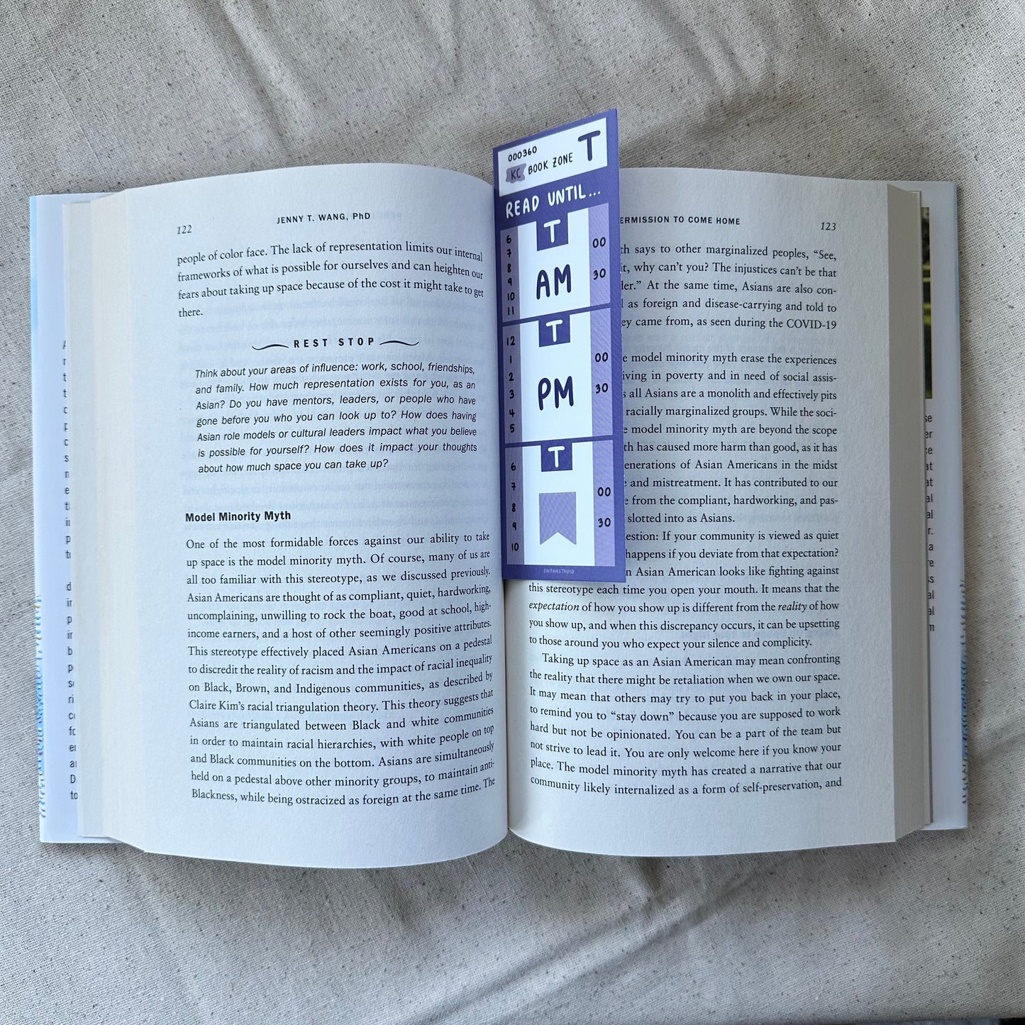 Purple King County Public Transit Bookmark