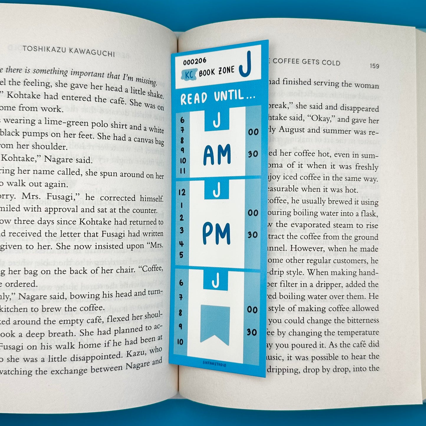 Blue King County Public Transit Bookmark