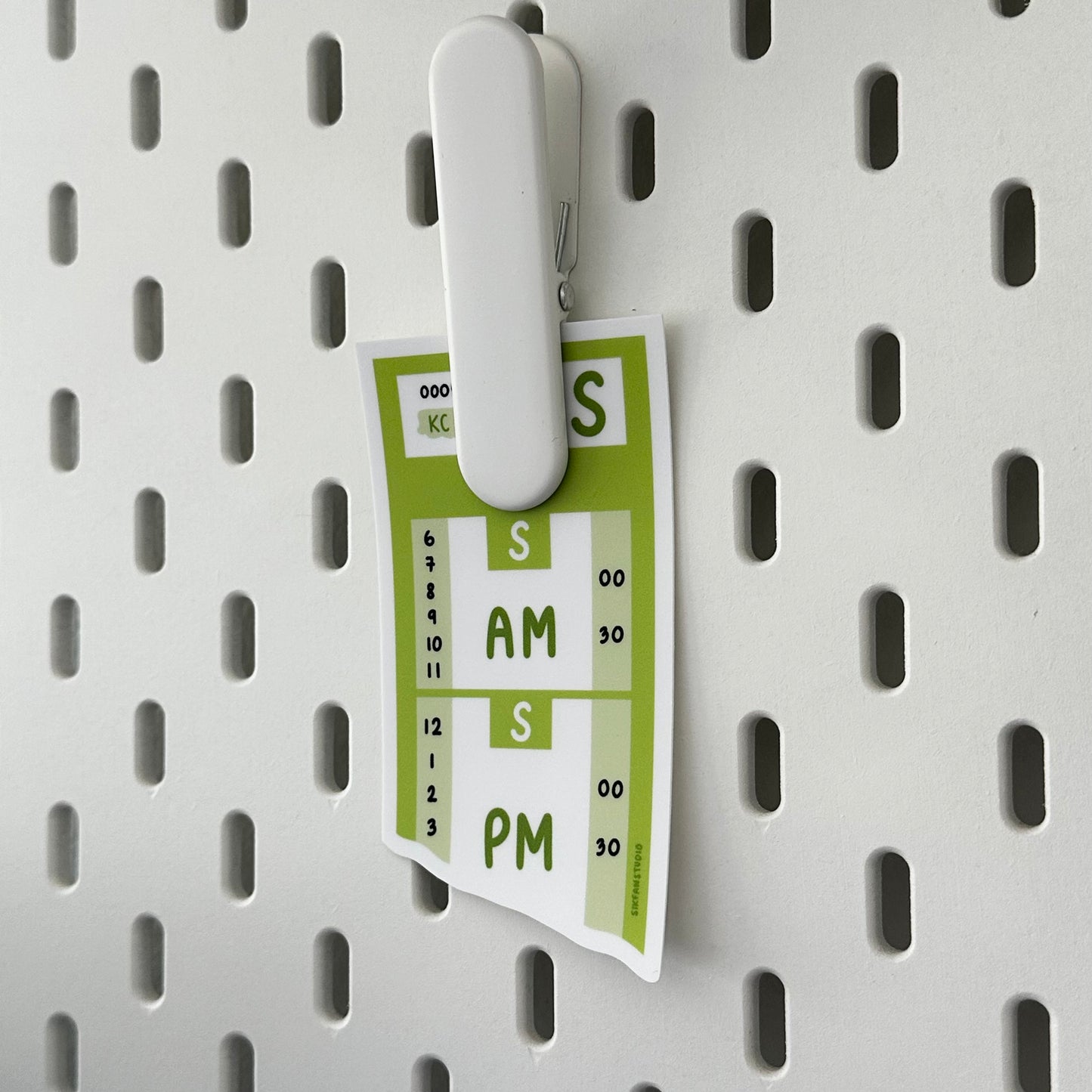 Green King County Public Transit Sticker
