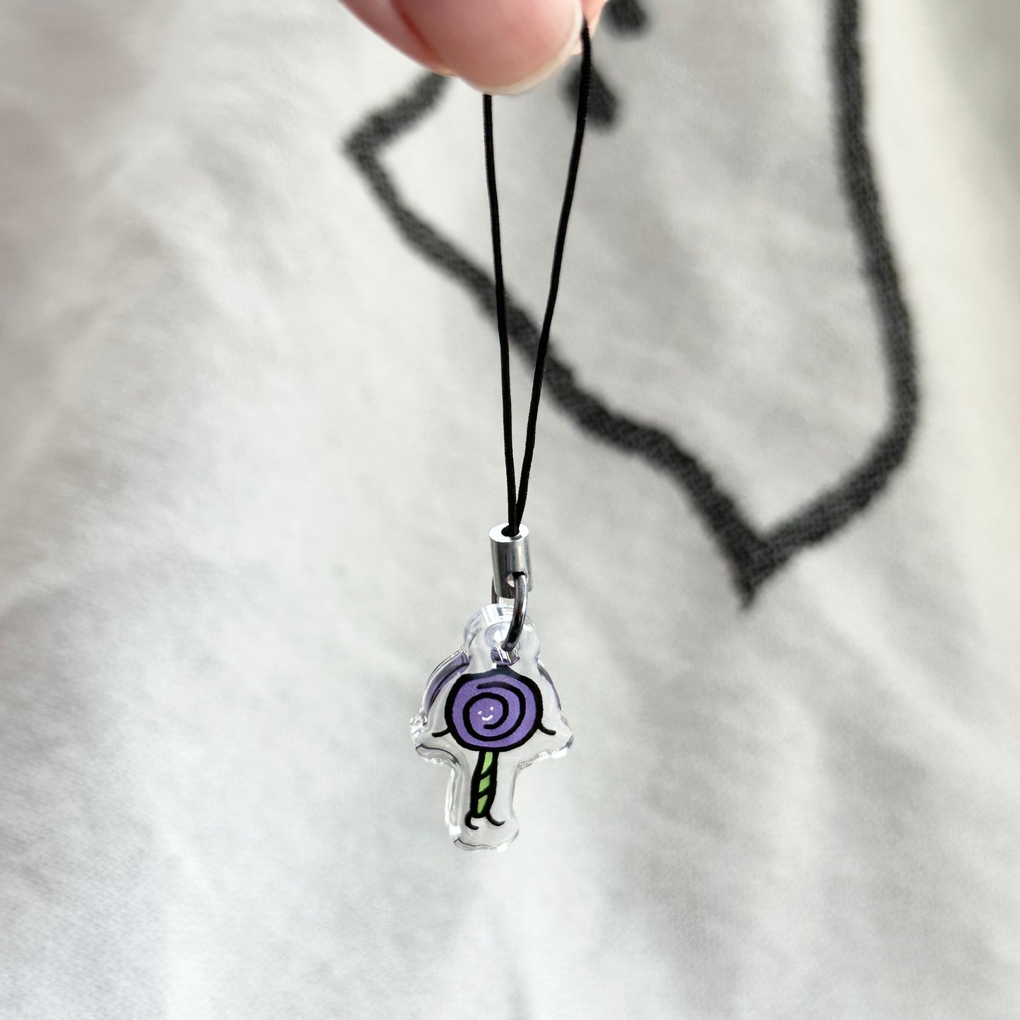 Halloween Lollipop Mini Phone Charm