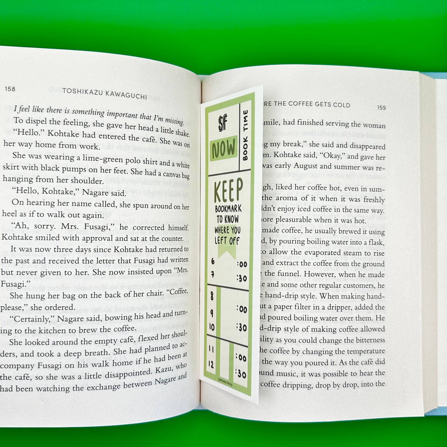 Green San Francisco Public Transit Bookmark