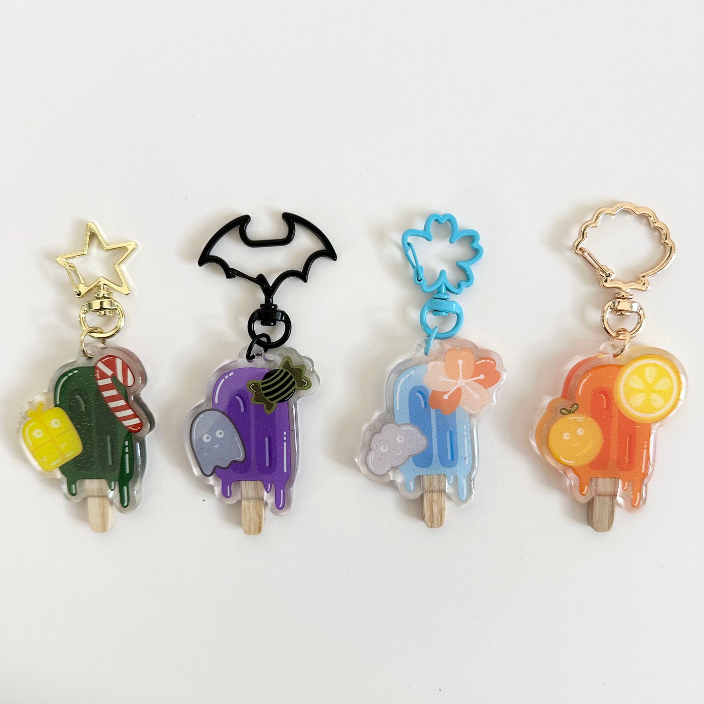 Seasonal Popsicle Mystery Keychain Bag