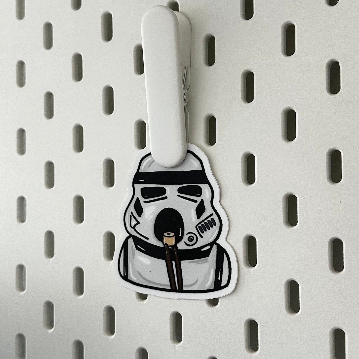 Soldier Eating Siu Mai Sticker