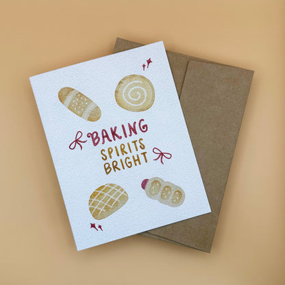 "Baking Spirits Bright" Card