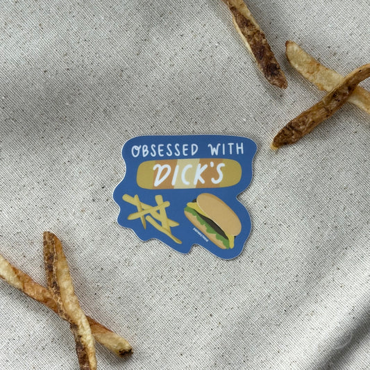 Burger and Fries Sticker