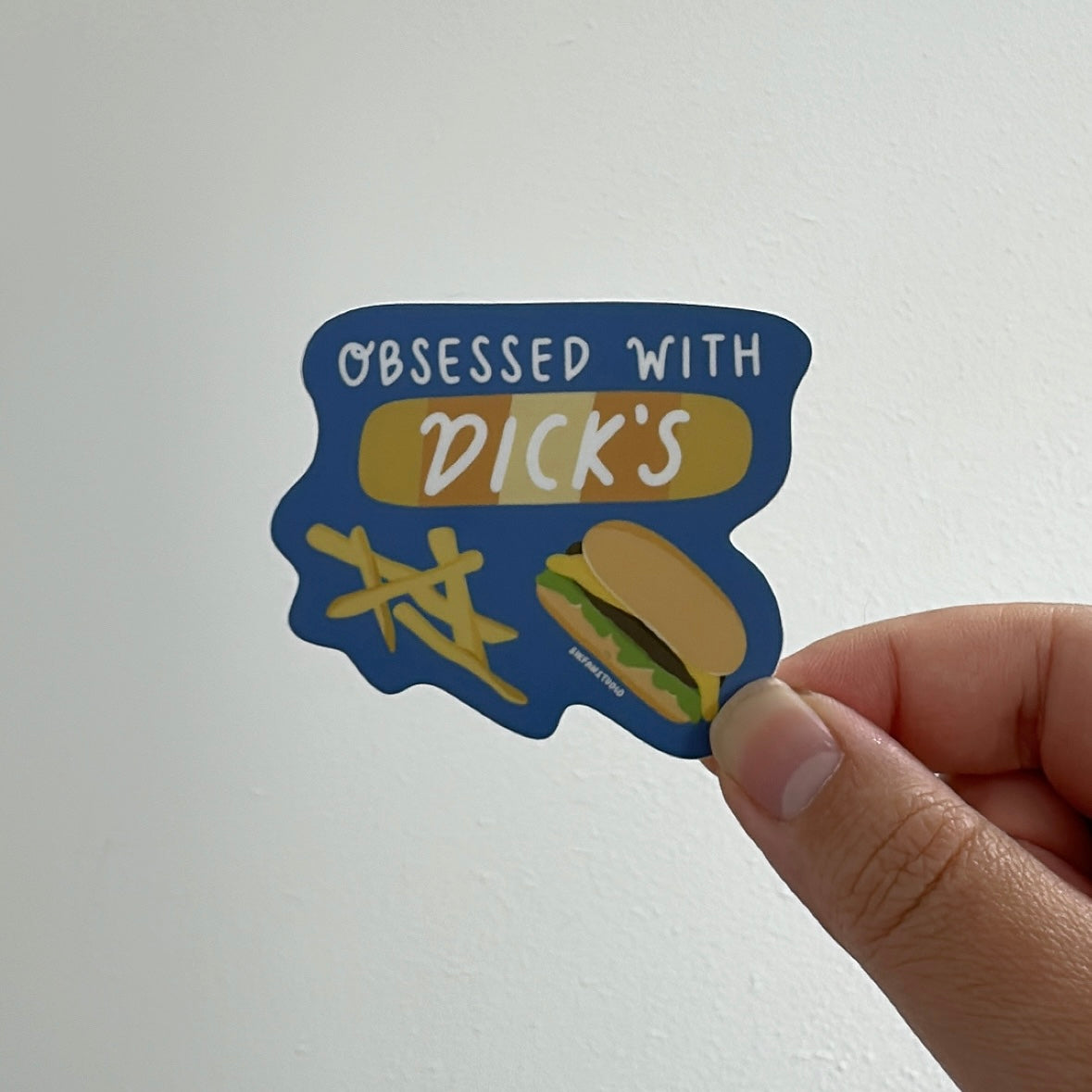 Burger and Fries Sticker