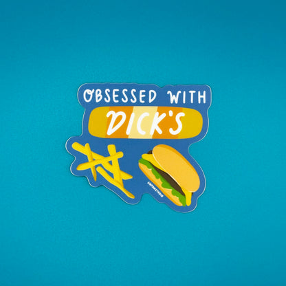 Burger and Fries Sticker