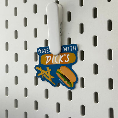 Burger and Fries Sticker