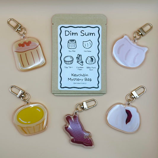 Dim Sum Keychain Mystery Bag
