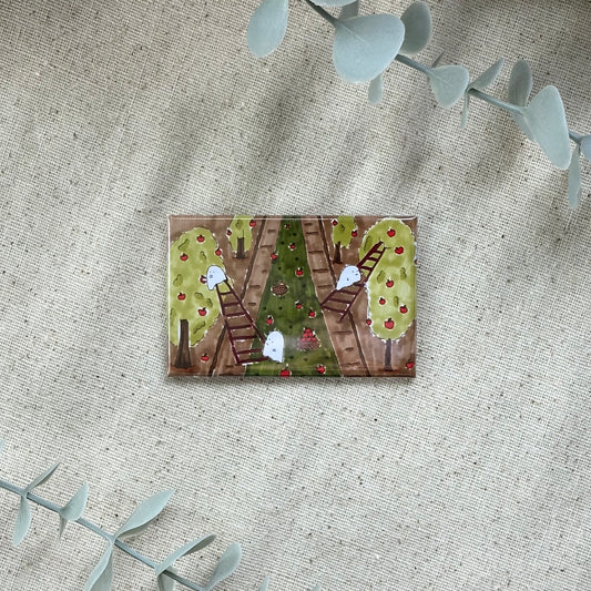Ghosts Apple Picking Magnet