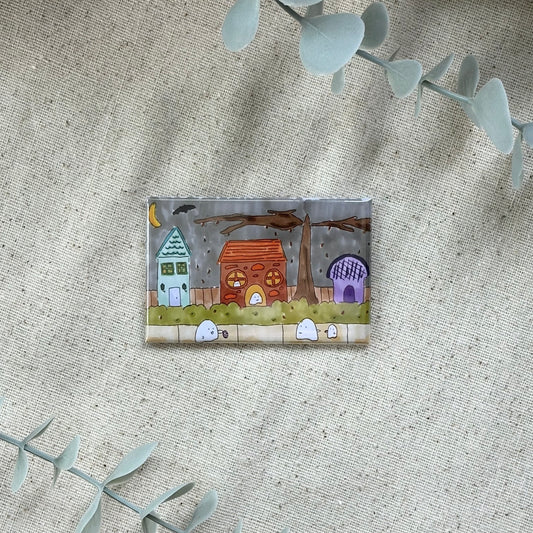 Ghosts Trick or Treating Magnet