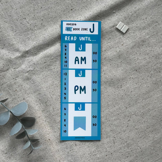 Blue King County Public Transit Bookmark