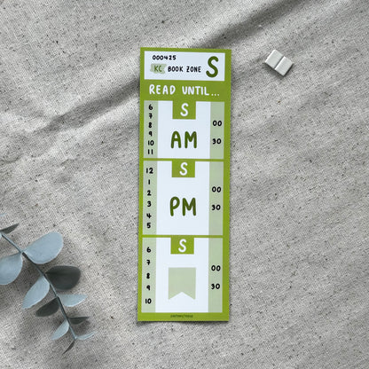 Green King County Public Transit Bookmark