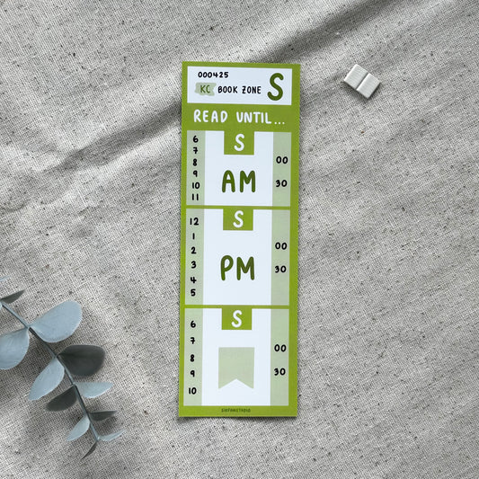 Green King County Public Transit Bookmark