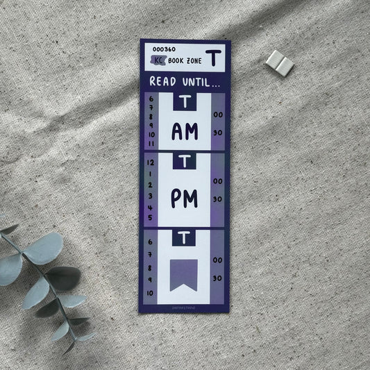 Purple King County Public Transit Bookmark