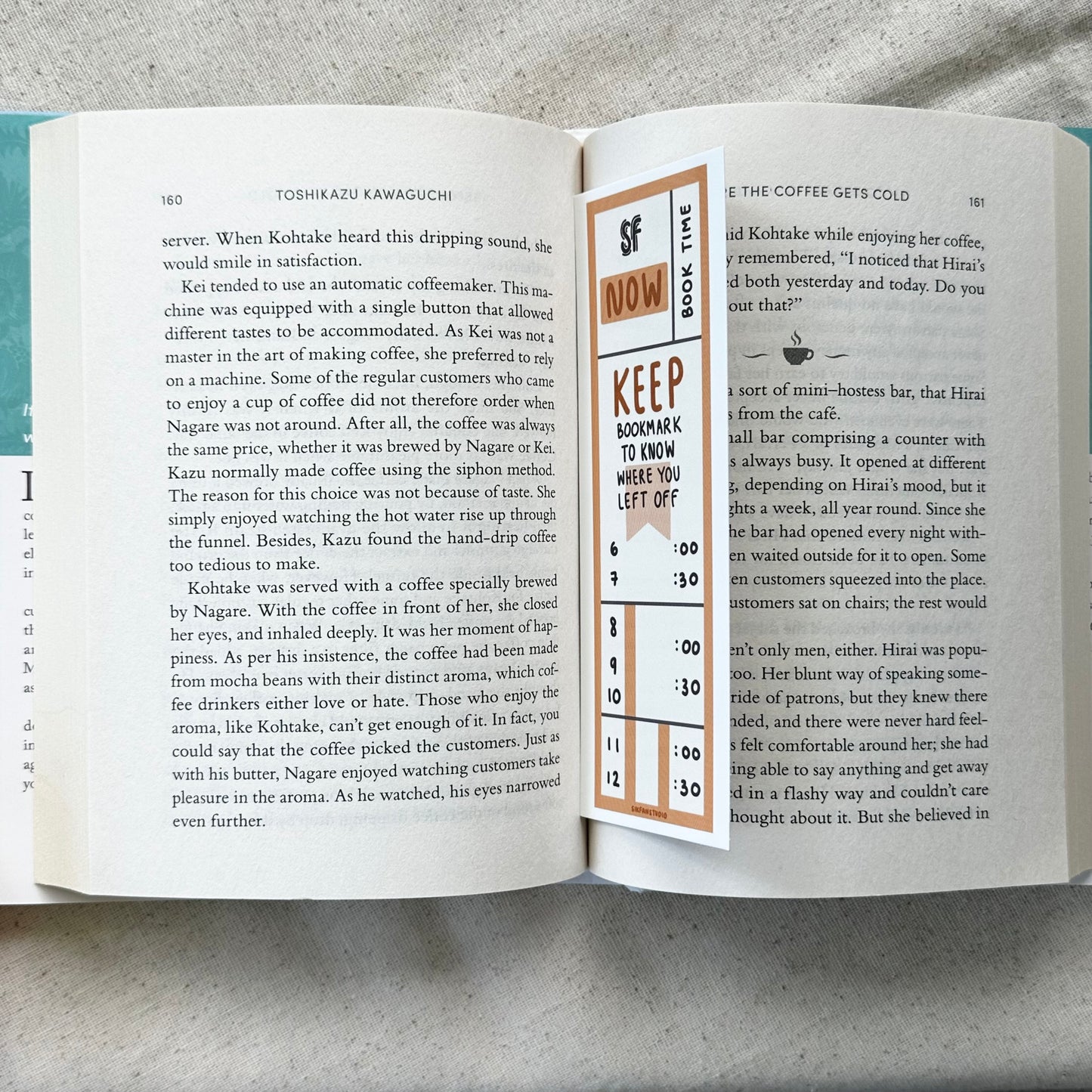 Orange San Francisco Public Transit Bookmark