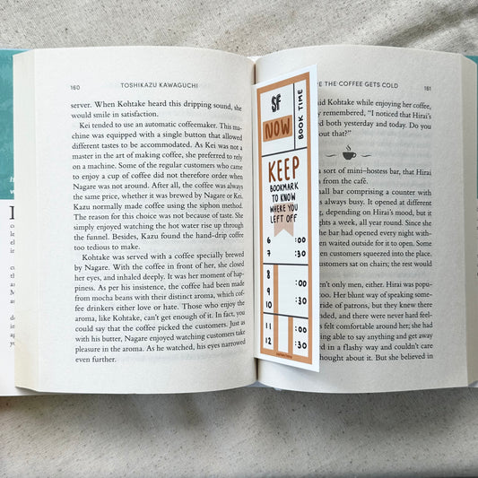 Orange San Francisco Public Transit Bookmark