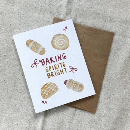 "Baking Spirits Bright" Card