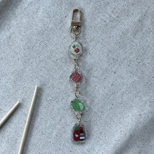 Linked Pho Keychain