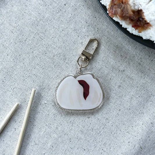 BBQ Pork Bun Dim Sum Keychain