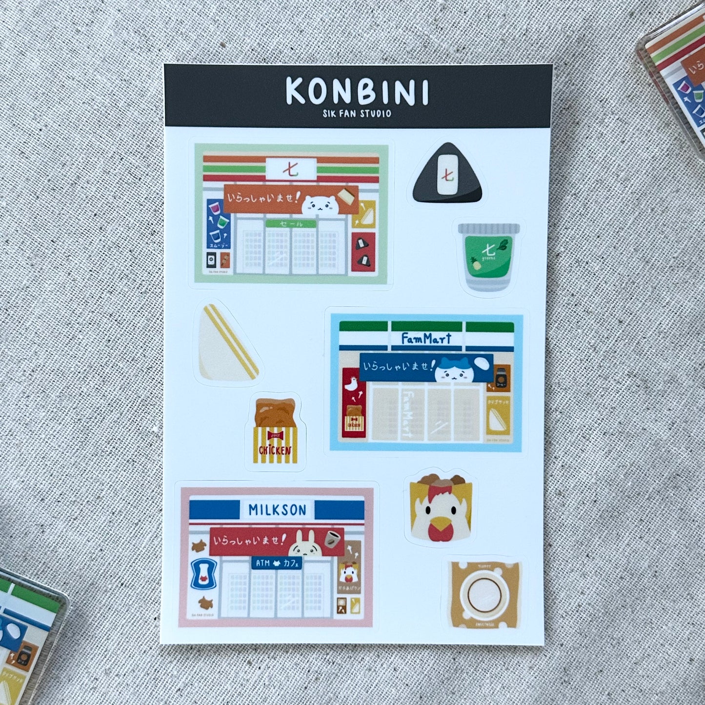 Konbini Sticker Sheet