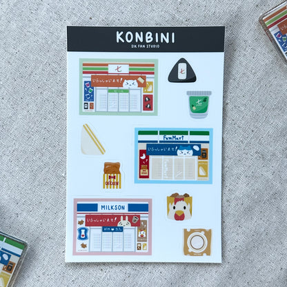 Konbini Sticker Sheet