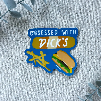 Burger and Fries Sticker