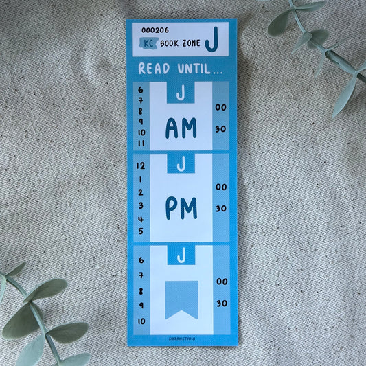 Blue King County Public Transit Bookmark