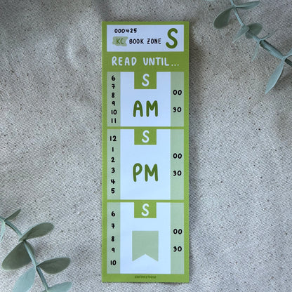 Green King County Public Transit Bookmark