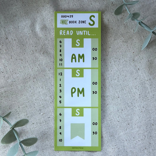 Green King County Public Transit Bookmark