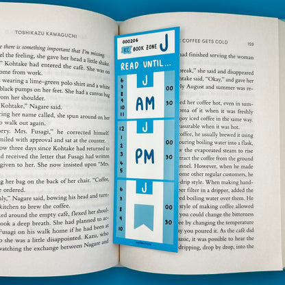 Blue King County Public Transit Bookmark