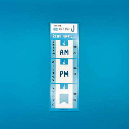Blue King County Public Transit Bookmark