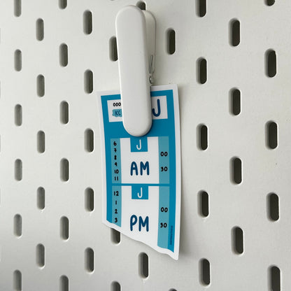 Blue King County Public Transit Sticker