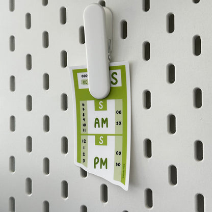 Green King County Public Transit Sticker