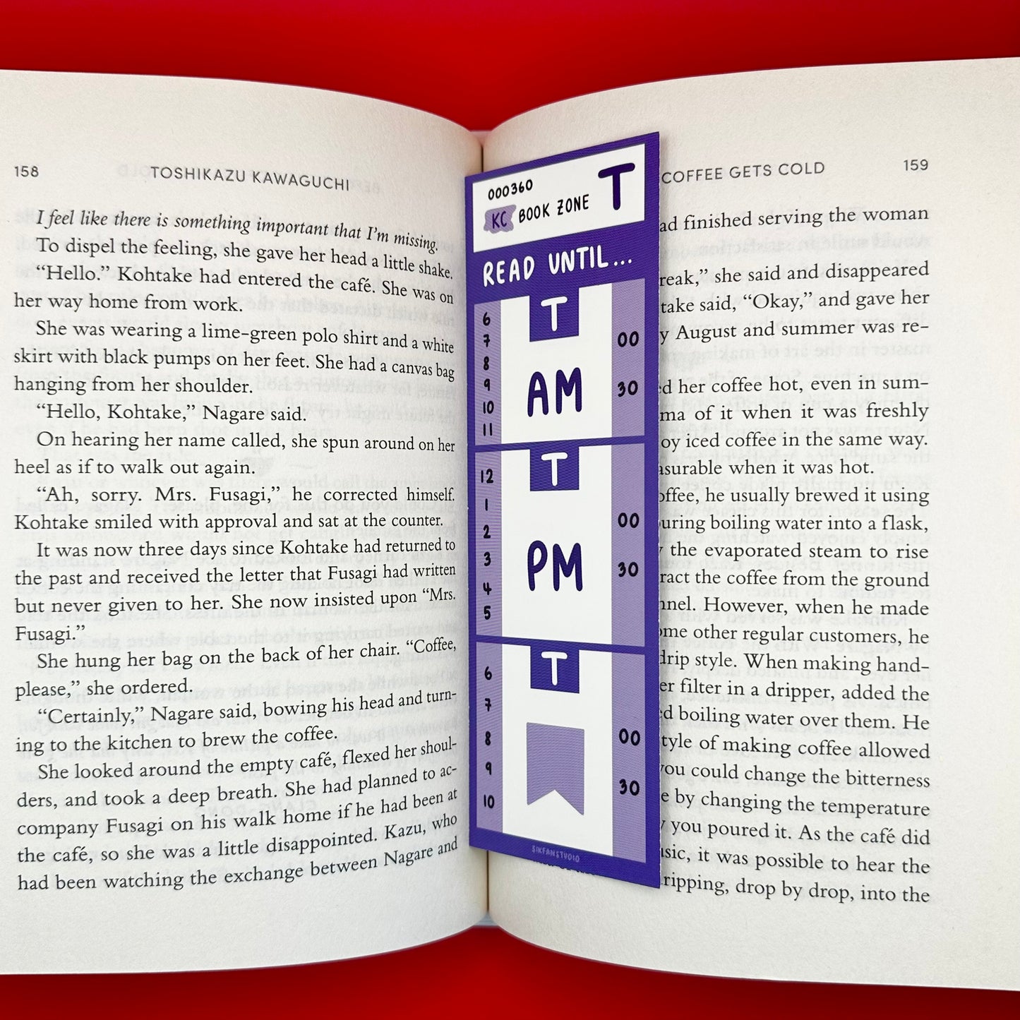 Purple King County Public Transit Bookmark