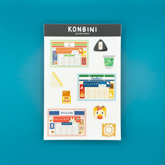 Konbini Sticker Sheet