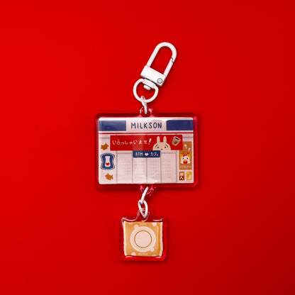 Linked Milkson Cake Roll Keychain