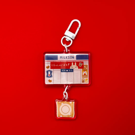 Linked Milkson Cake Roll Keychain