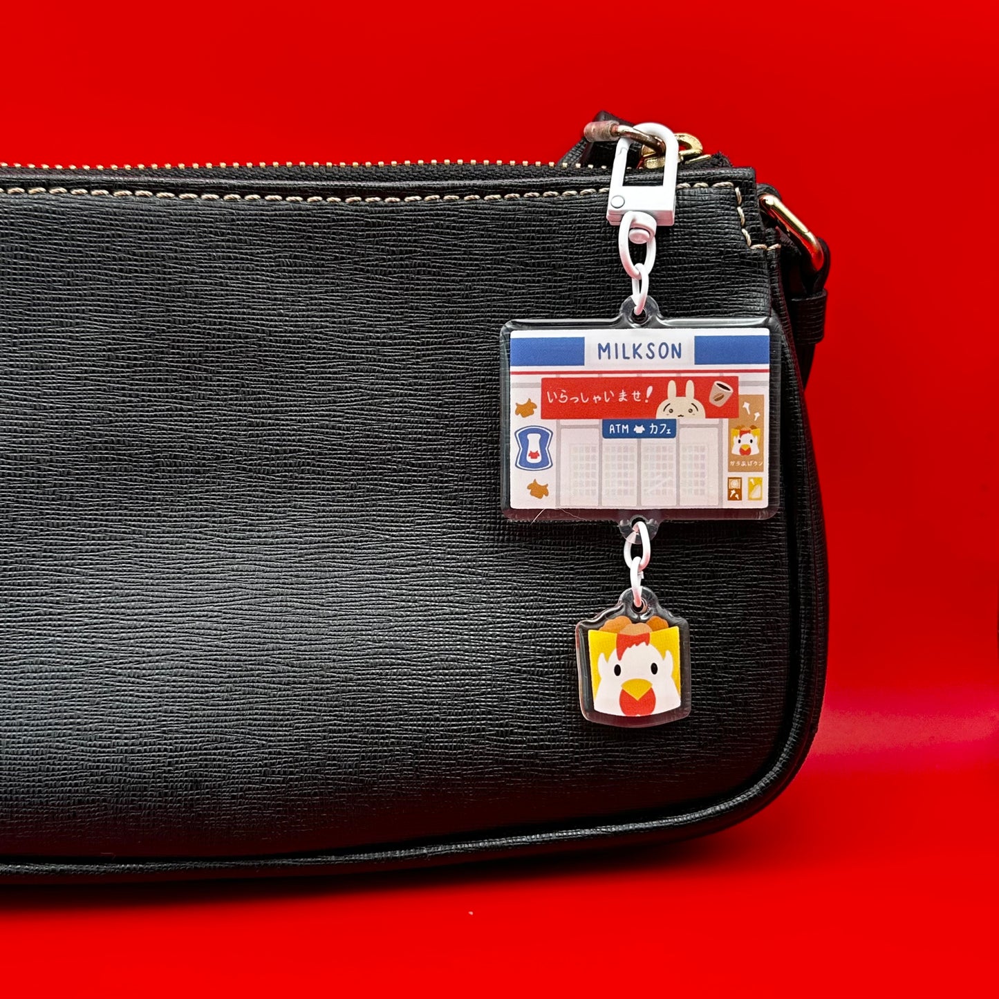 Linked Milkson Karaage Keychain