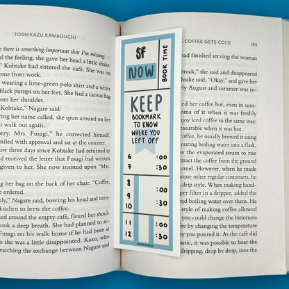 Blue San Francisco Public Transit Bookmark