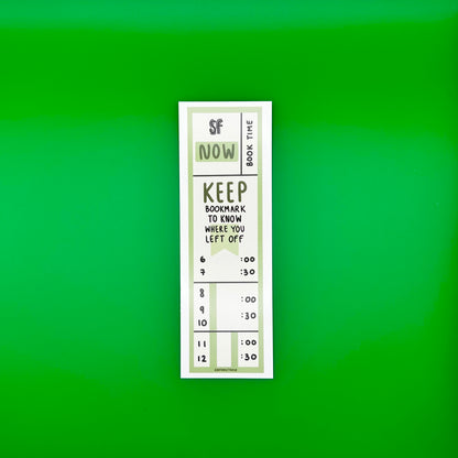 Green San Francisco Public Transit Bookmark