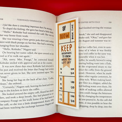 Orange San Francisco Public Transit Bookmark