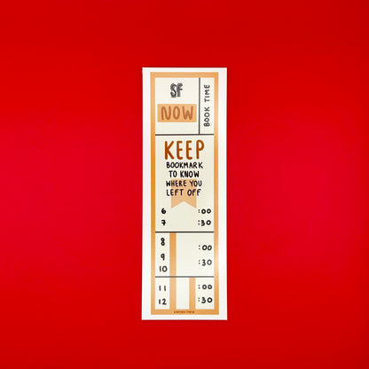 Orange San Francisco Public Transit Bookmark